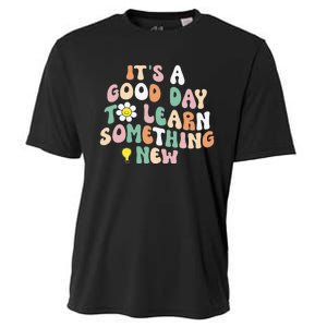 It's A Good Day To Learn Something New Retro Back To School Cooling Performance Crew T-Shirt