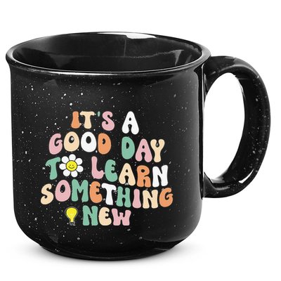 It's A Good Day To Learn Something New Retro Back To School 15oz Campfire Ceramic Mug
