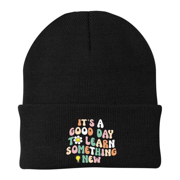 It's A Good Day To Learn Something New Retro Back To School Beanie