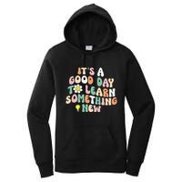 It's A Good Day To Learn Something New Retro Back To School Women's Pullover Hoodie