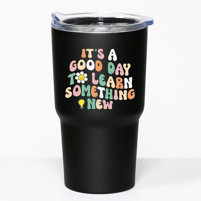 It's A Good Day To Learn Something New Retro Back To School Tumbler