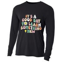 It's A Good Day To Learn Something New Retro Back To School Cooling Performance Long Sleeve Crew