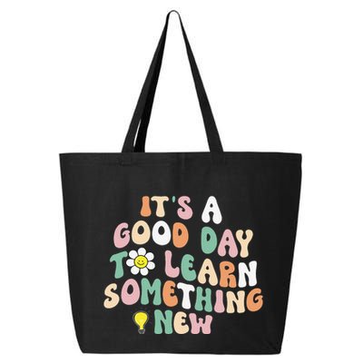 It's A Good Day To Learn Something New Retro Back To School 25L Jumbo Tote