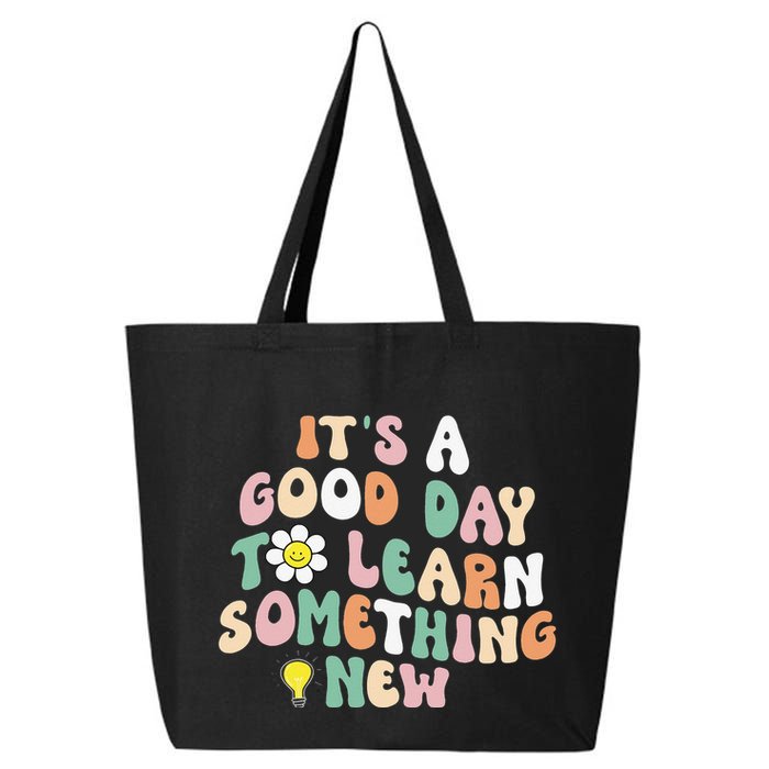 It's A Good Day To Learn Something New Retro Back To School 25L Jumbo Tote