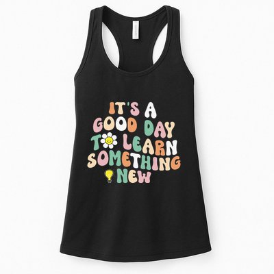 It's A Good Day To Learn Something New Retro Back To School Womens Tank Top