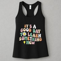 It's A Good Day To Learn Something New Retro Back To School Womens Tank Top