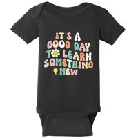 It's A Good Day To Learn Something New Retro Back To School Baby Bodysuit