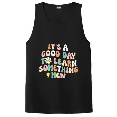 It's A Good Day To Learn Something New Retro Back To School PosiCharge Competitor Tank