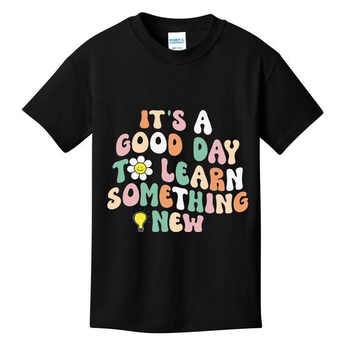It's A Good Day To Learn Something New Retro Back To School Kids T-Shirt