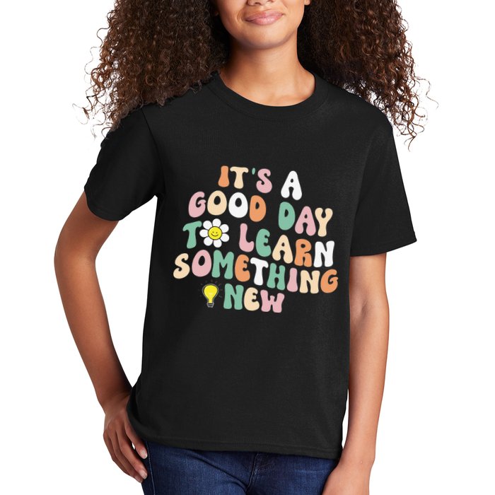 It's A Good Day To Learn Something New Retro Back To School Kids T-Shirt