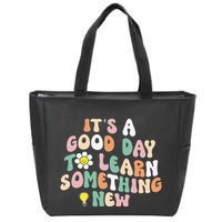 It's A Good Day To Learn Something New Retro Back To School Zip Tote Bag