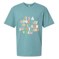It's A Good Day To Learn Something New Retro Back To School Sueded Cloud Jersey T-Shirt