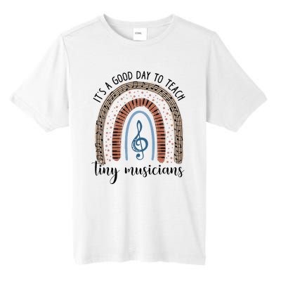 Its A Good Day To Teach Tiny Musicians Music Teacher Rainbow Tall Fusion ChromaSoft Performance T-Shirt