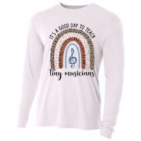 Its A Good Day To Teach Tiny Musicians Music Teacher Rainbow Cooling Performance Long Sleeve Crew