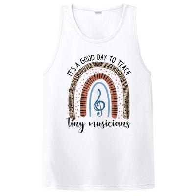 Its A Good Day To Teach Tiny Musicians Music Teacher Rainbow PosiCharge Competitor Tank