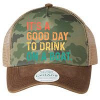 Its A Good Day To Drink On A Boat Legacy Tie Dye Trucker Hat