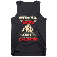 I Asked God To Make Me A Better Man He Sent Me My Son Tank Top