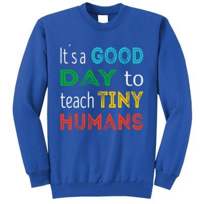 It's A Good Day To Teach Tiny Hu Gift Tall Sweatshirt