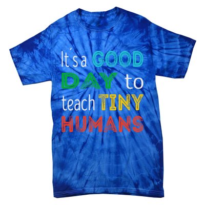 It's A Good Day To Teach Tiny Hu Gift Tie-Dye T-Shirt