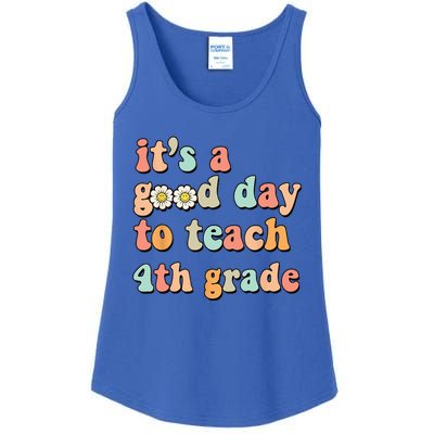 Its A Good Day To Teach 4th Grade Fourth Grade Teacher Ladies Essential Tank