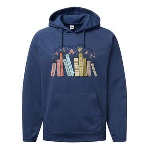 Its A Good Day To Read A Book Performance Fleece Hoodie