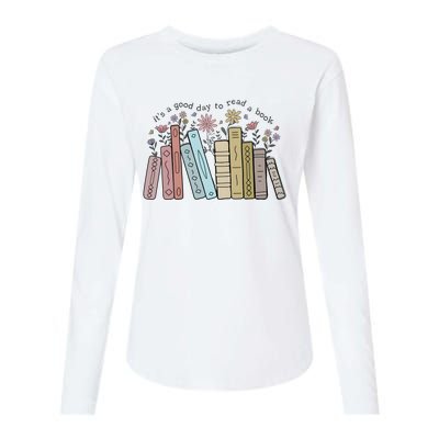 Its A Good Day To Read A Book Womens Cotton Relaxed Long Sleeve T-Shirt