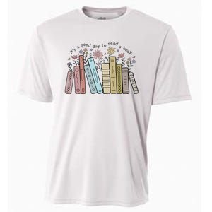 Its A Good Day To Read A Book Cooling Performance Crew T-Shirt