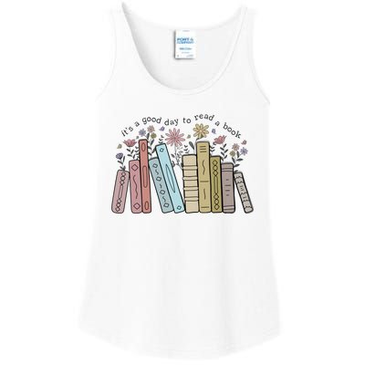 Its A Good Day To Read A Book Ladies Essential Tank