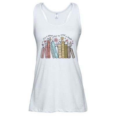 Its A Good Day To Read A Book Ladies Essential Flowy Tank