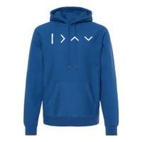 I Am Greater Than My Highs And Lows Type One Diabetes Power Great Gift Premium Hoodie