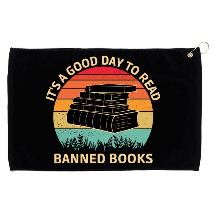 It's A Good Day To Read Banned Books Grommeted Golf Towel