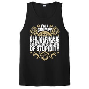 IM A Grumpy Old Mechanic Engine Quote Motor Car Garage Gift PosiCharge Competitor Tank