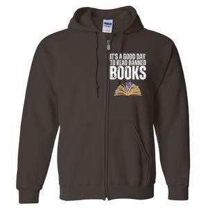 It's A Good Day To Read Banned Books Full Zip Hoodie