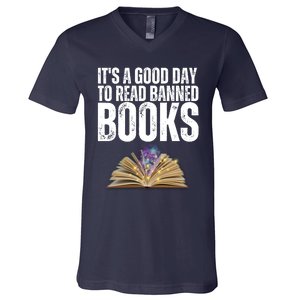 It's A Good Day To Read Banned Books V-Neck T-Shirt