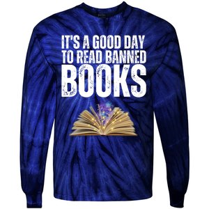 It's A Good Day To Read Banned Books Tie-Dye Long Sleeve Shirt