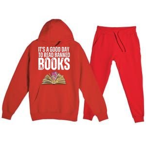 It's A Good Day To Read Banned Books Premium Hooded Sweatsuit Set