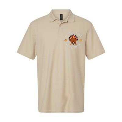 It AinT Gonna Stuff Itself Funny Thanksgiving Turkey Softstyle Adult Sport Polo