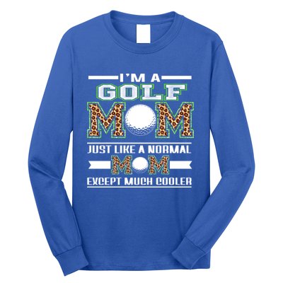 I'm A Golf Mom Funny Cool Mom Leopard For Mothers Day Great Gift Long Sleeve Shirt