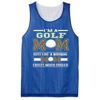 I'm A Golf Mom Funny Cool Mom Leopard For Mothers Day Great Gift Mesh Reversible Basketball Jersey Tank