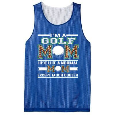 I'm A Golf Mom Funny Cool Mom Leopard For Mothers Day Great Gift Mesh Reversible Basketball Jersey Tank