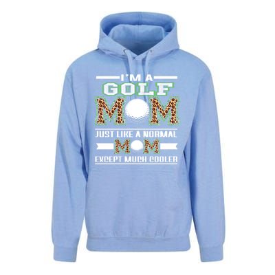 I'm A Golf Mom Funny Cool Mom Leopard For Mothers Day Great Gift Unisex Surf Hoodie