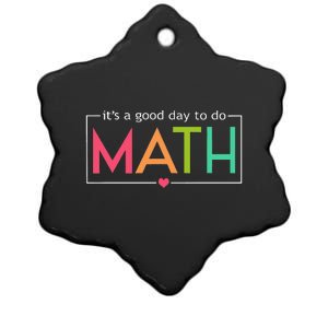 Its A Good Day To Do Math Test Day Testing Math Teachers Ceramic Star Ornament