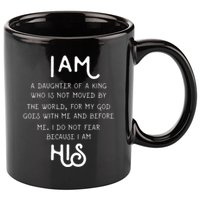 I Am His A Daughter Of A King Quote 11oz C Handle Ceramic Mug