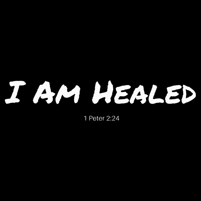 I Am Healed Christian Drawstring Bag