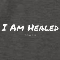 I Am Healed Christian Vector Backpack