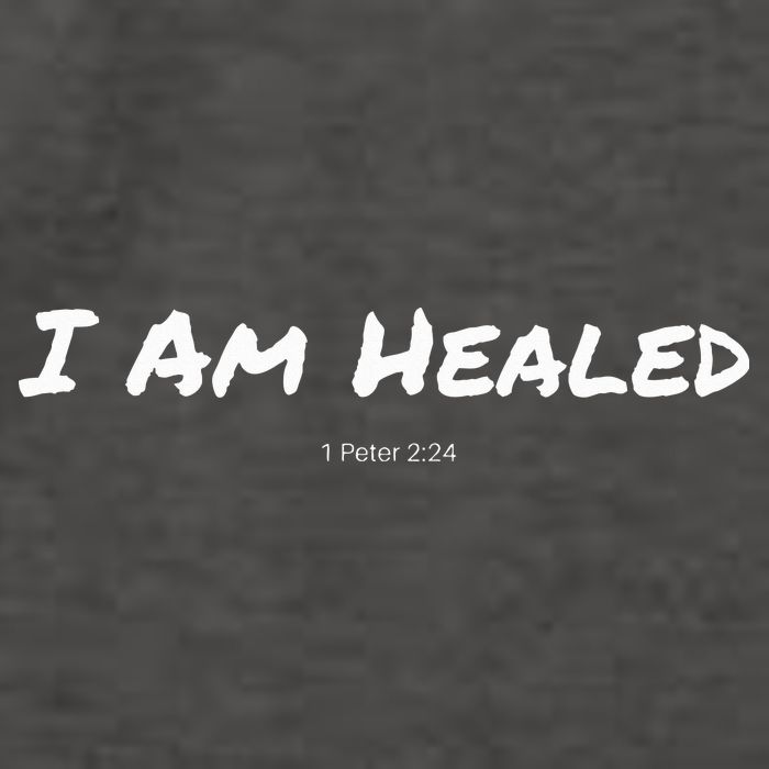 I Am Healed Christian Vector Backpack