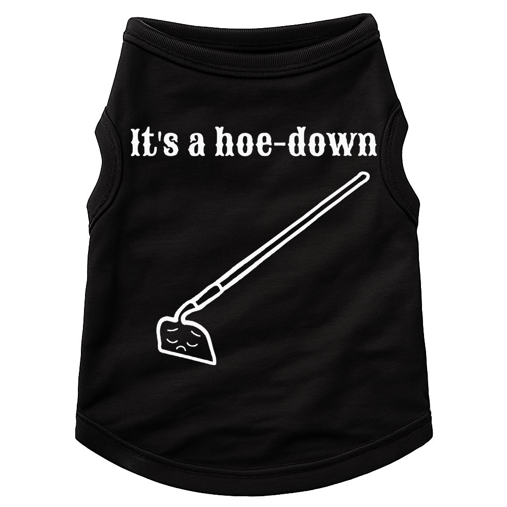 It's A HoeDown Funny Garden Saying Gardener Gardening Doggie Tank