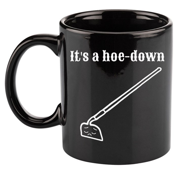It's A HoeDown Funny Garden Saying Gardener Gardening 11oz C Handle Ceramic Mug