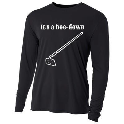 It's A HoeDown Funny Garden Saying Gardener Gardening Cooling Performance Long Sleeve Crew