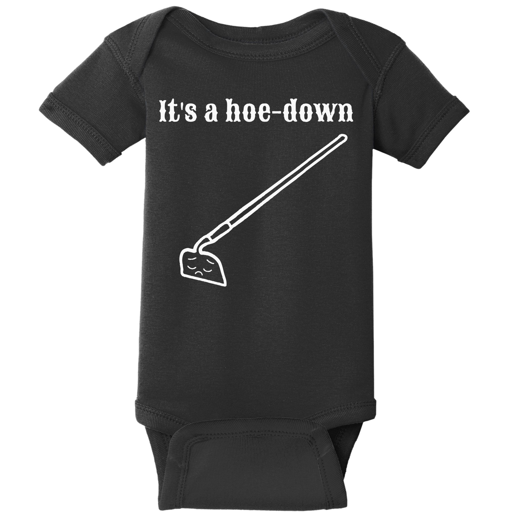 It's A HoeDown Funny Garden Saying Gardener Gardening Baby Bodysuit